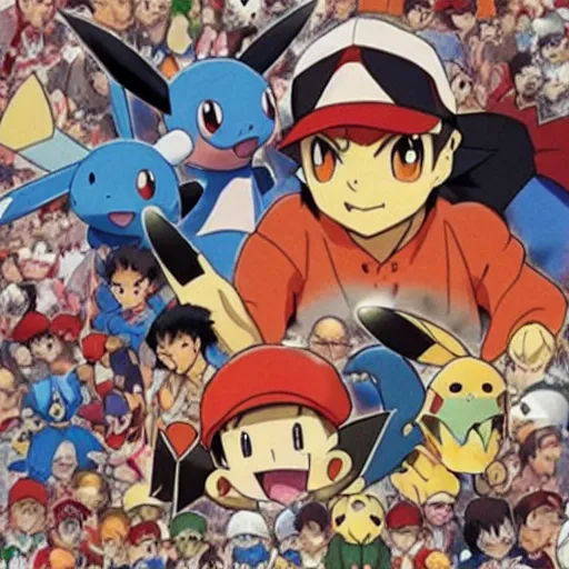 Image similar to pokemon by satoshi kon