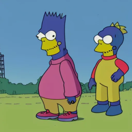 Prompt: heracross as a character in The Simpsons