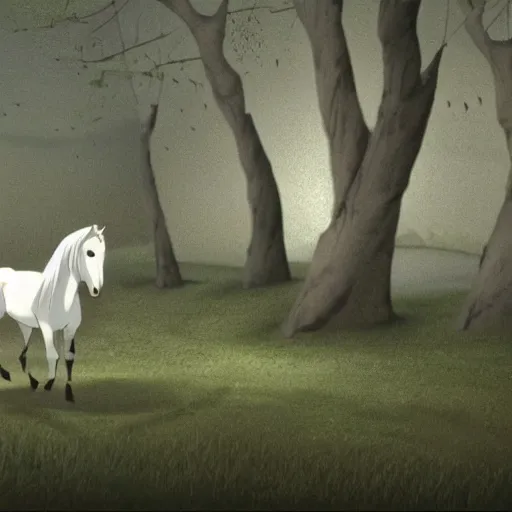 Prompt: a Hungarian Fairy tale, by Marcel Jankowicz, screenshot, animation movie, Janos Vitez, the white mare