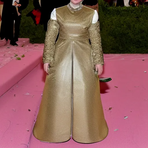 Image similar to photo of humpty dumpy at the met gala