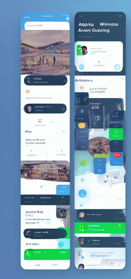 Prompt: the user interface of an app for booking flights, trending on dribbble, artstation, behance. made in figma, ux, graphic design, user experience design, cuberto, ios