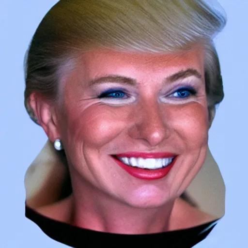 Image similar to donald trump as a woman