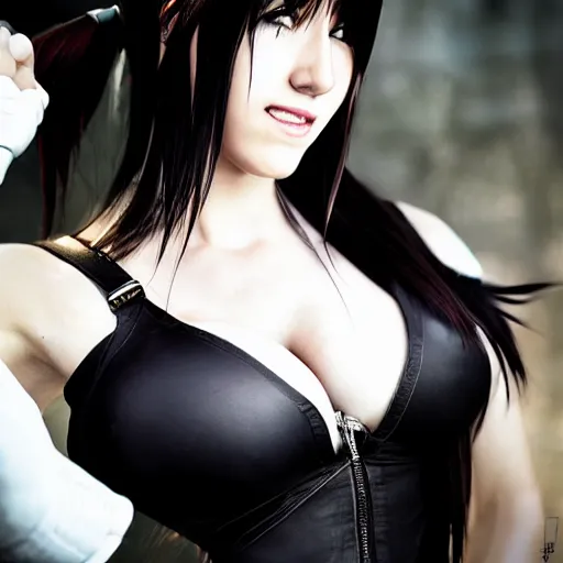 Image similar to tifa lockhart by mingchen shen