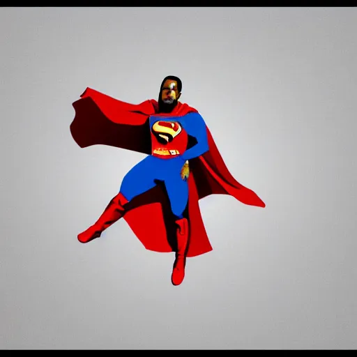 Prompt: kanye west as superman