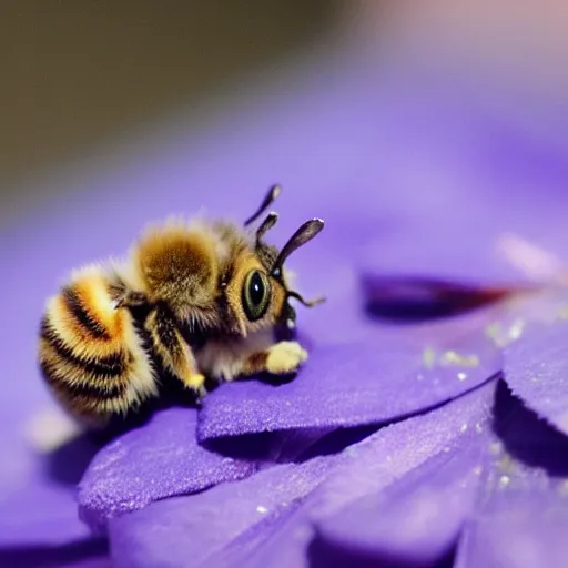 Image similar to photo of world ’ s smallest cat the size of a honeybee