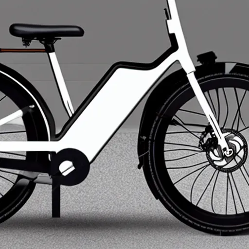 Image similar to jonathan ive dieter rams electric bike unboxing