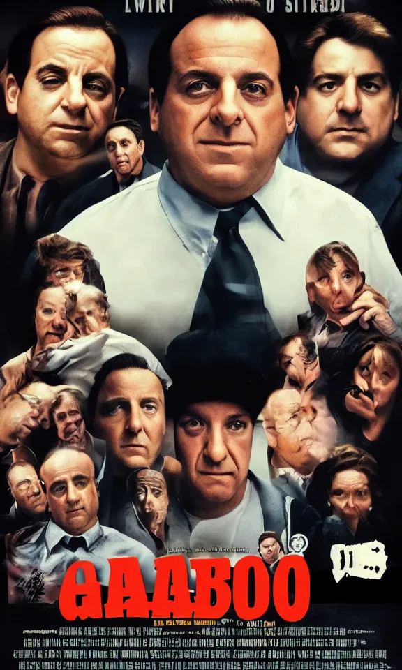 Image similar to movie poster for gabagool : a sopranos story