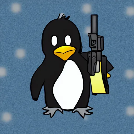 Wide Penguin Walking in Club Penguin on Make a GIF