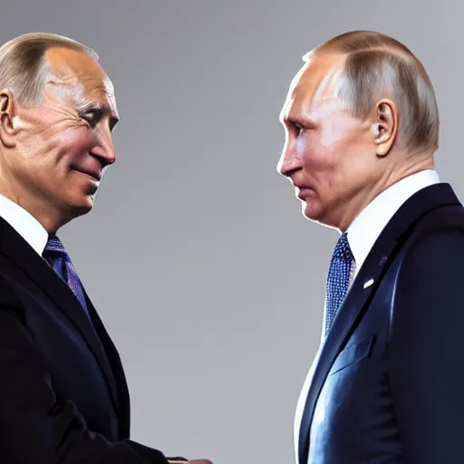 Image similar to Biden and putin as conjoined twins in daipers