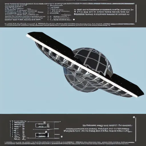 Image similar to A detailed schematic of a UFO propulsion system