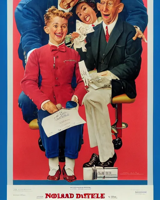 Prompt: highly detailed colgate poster by norman rockwell sharp 4K