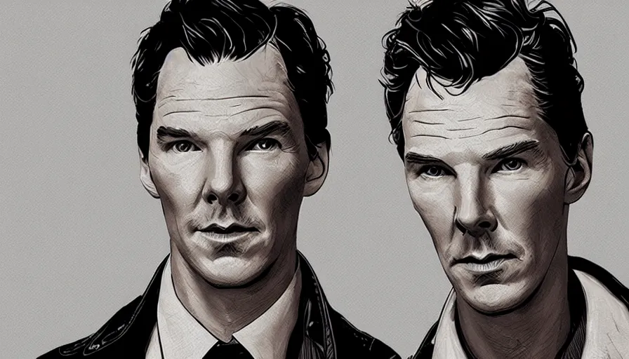 Prompt: Benedict Cumberbatch is John Constantine, hyperdetailed, artstation, cgsociety, 8k