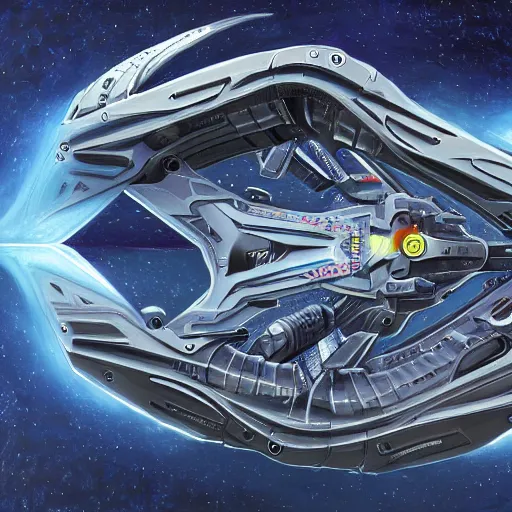 Image similar to a highly detailed painting of an alien multi tool with intricate futuristic gadgets in a sleek design, futuristic tech, alien knowledge, specialized tools, 8 k, 4 k, highly detailed, sharp