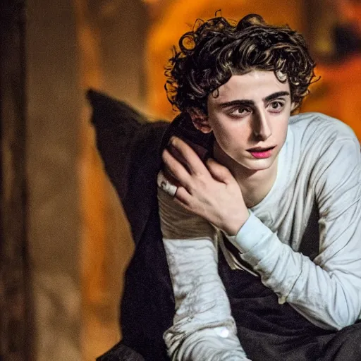 Image similar to timothee chalamet as sandman