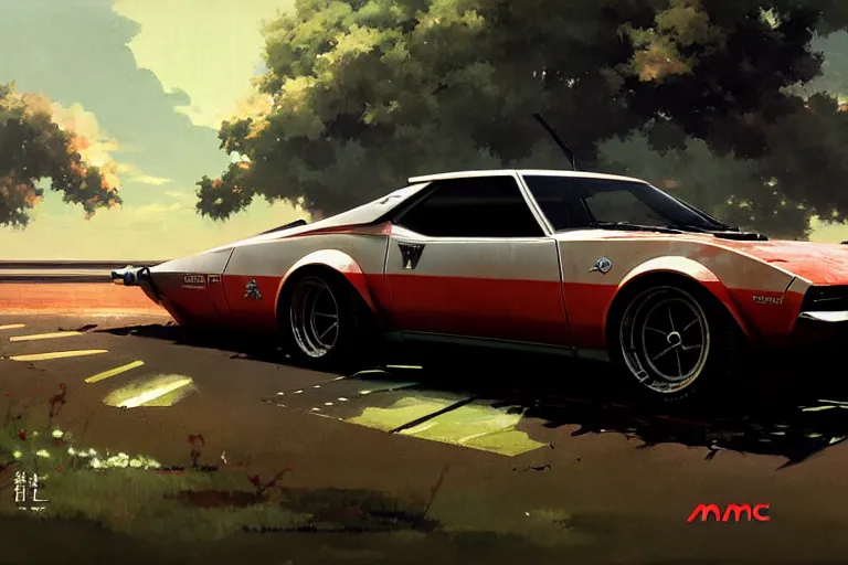 Prompt: amc amx / 3, painted by greg rutkowski makoto shinkai takashi takeuchi studio ghibli, akihiko yoshida