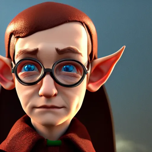 Image similar to doby the elf, harry potter, clash royal style characters, unreal engine 5, octane render, detailed, cinematografic, cinema 4 d