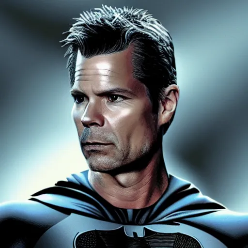 Image similar to Timothy Olyphant as Batman, HD, Hyper realistic, intricate detail