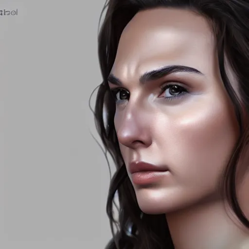 Image similar to German Gal Gadot, realistic, photo studio, HDR, 8k, trending on artstation