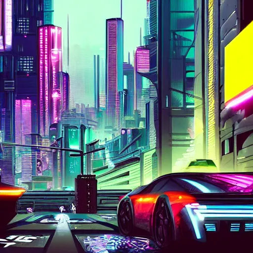 Scavenger Cityscape Cyberpunk HD Wall - Eyecandy for your XFCE-Desktop 