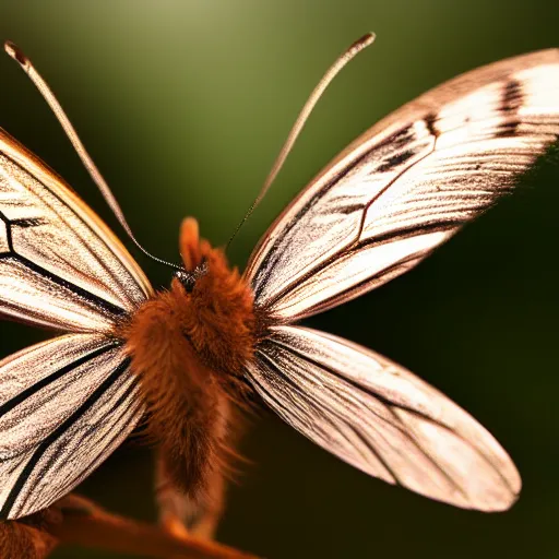 Prompt: a nature photograph of a butterfly, close up, nature lighting, ultra high detail, 8 k.