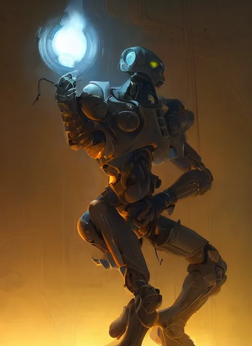 Prompt: Pixar lamp cyberpunk, elegant, digital painting, concept art, smooth, sharp focus, illustration, from StarCraft by Ruan Jia and Mandy Jurgens and Artgerm and William-Adolphe Bouguerea