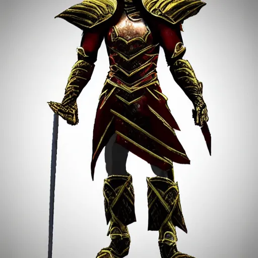 Prompt: animated armor that looks like karn the great creator, style of magic the gathering, dungeons and dragons, fantasy, intimidating