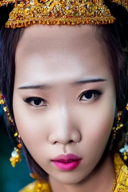 Image similar to Photo of Thailand ladyboy, portrait, realistic, detailed, photorealism, Sony A7R