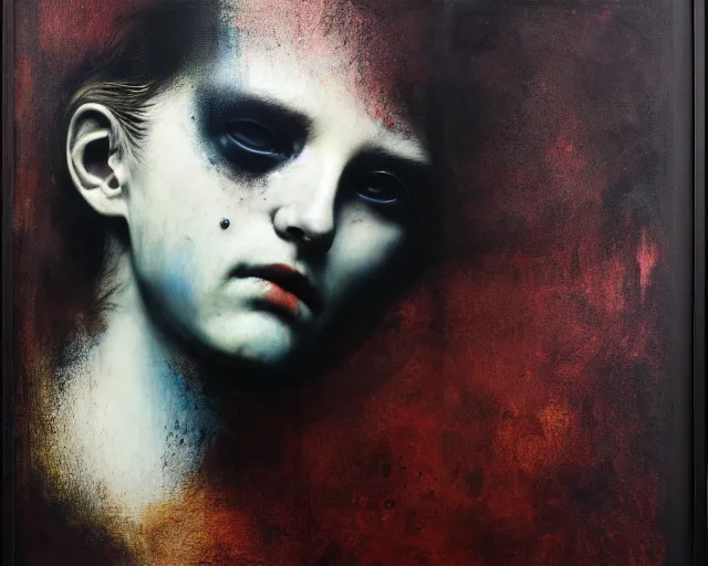 Image similar to eternal eclipse, a brutalist designed, rich deep colours, painted by guy denning, francis bacon, yoshitaka amano, sebastiao salgado, julia margaret cameron, adrian ghenie, james jean and petra cortright, part by gerhard richter, part by takato yamamoto. 8 k masterpiece.