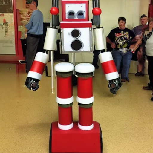 Image similar to giant nutcracker robot