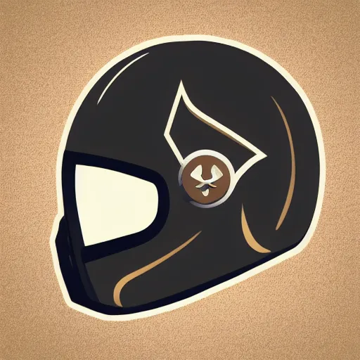 Image similar to knight helmet, vector, detailed, style of hydro74