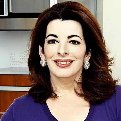 Image similar to Nigella Lawson, with a sharingan, cooking curry