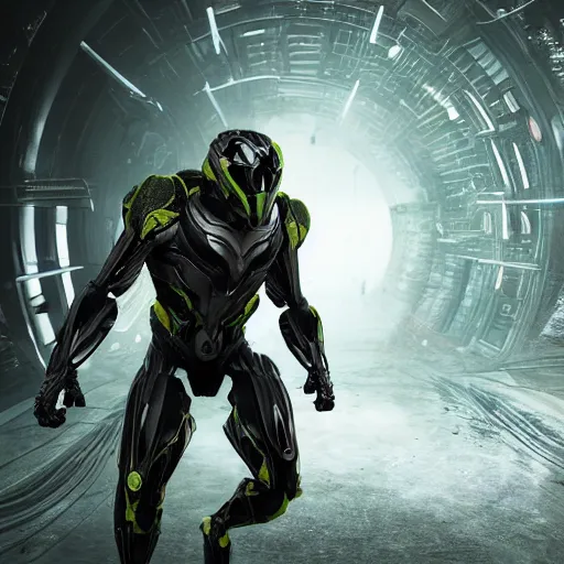 Image similar to the nanosuit from crysis 3 in ultra realistic detail, studio lighting, background and typography annotations around the suit, ultra hd w - 1 0 2 4