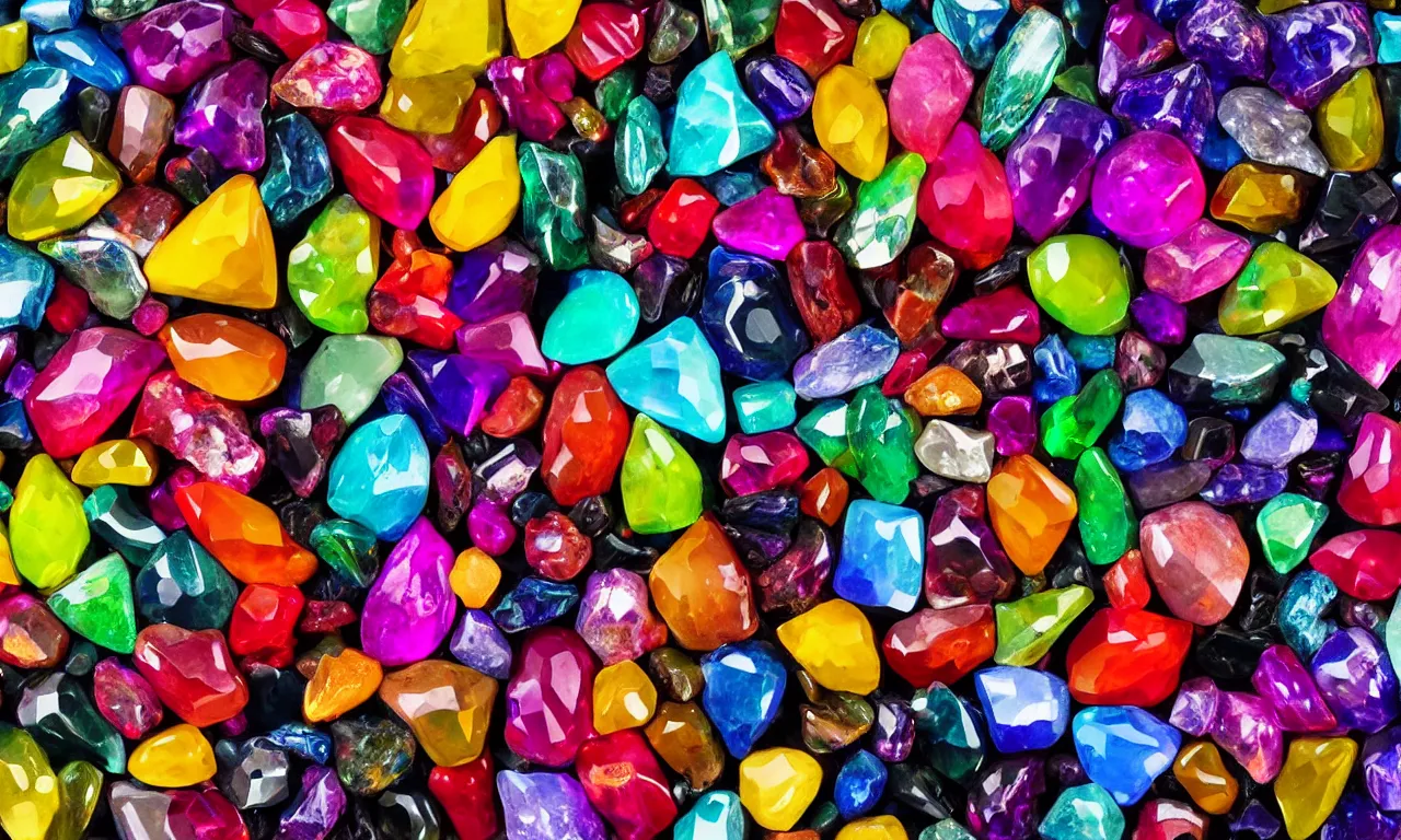 Prompt: material study, beautiful, colorful, strange exotic gemstones in shapes of skull, sharp focus, highly detailed, 4 k, black background