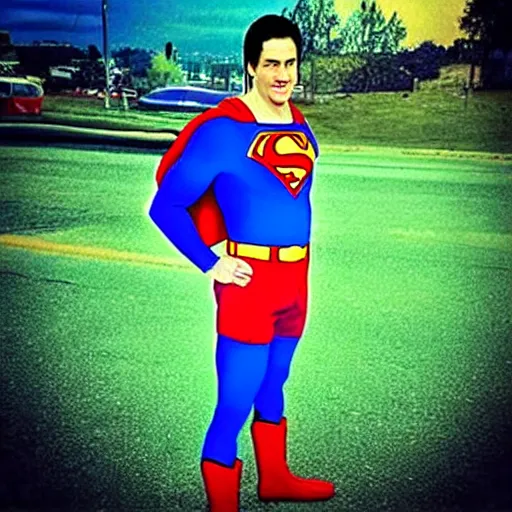 Image similar to “ Uncle Clifford from P Valley as Superman”