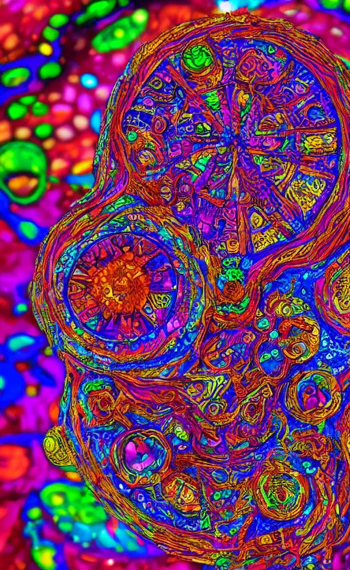 Prompt: spinel of klikidi, psychedelic, intricate, 4K,