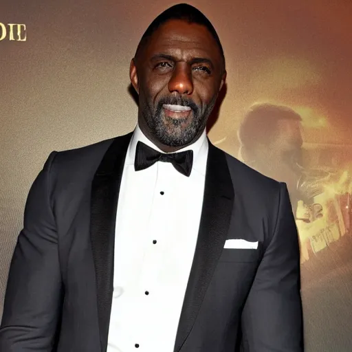 Image similar to Idris Elba as James Bond