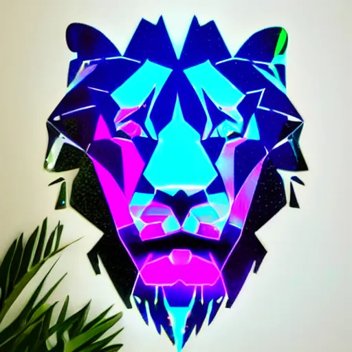 Image similar to hologram lion