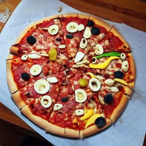 Prompt: pizza overloaded with toppings. this picture makes me so unbelievably hungry