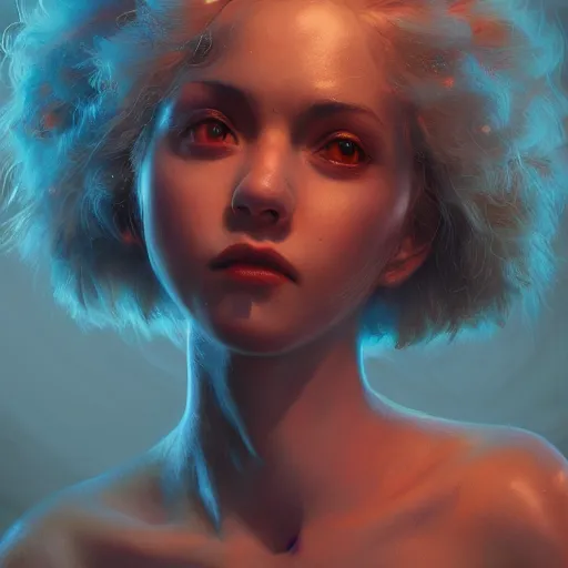 Image similar to A beautiful portrait of huggy-wuggy from poppy playtime video game, fullbody, ultra high detailed, glowing lights, oil painting, Greg Rutkowski, Charlie Bowater, Beeple, unreal 5, DAZ, hyperrealistic, octane render, RPG portrait, dynamic lighting, fantasy art, beautiful face