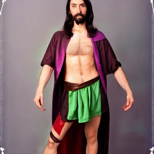 Prompt: sexy jesus cosplay