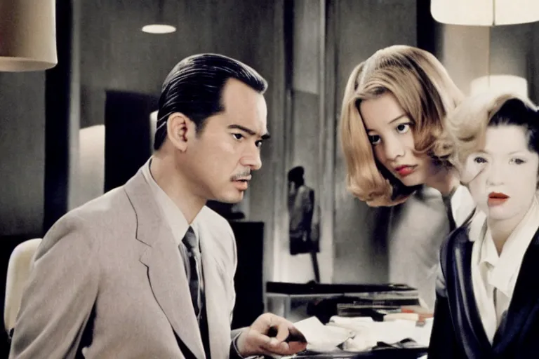 Image similar to a still of the movie lost in translation directed by billy wilder in 1 9 4 5