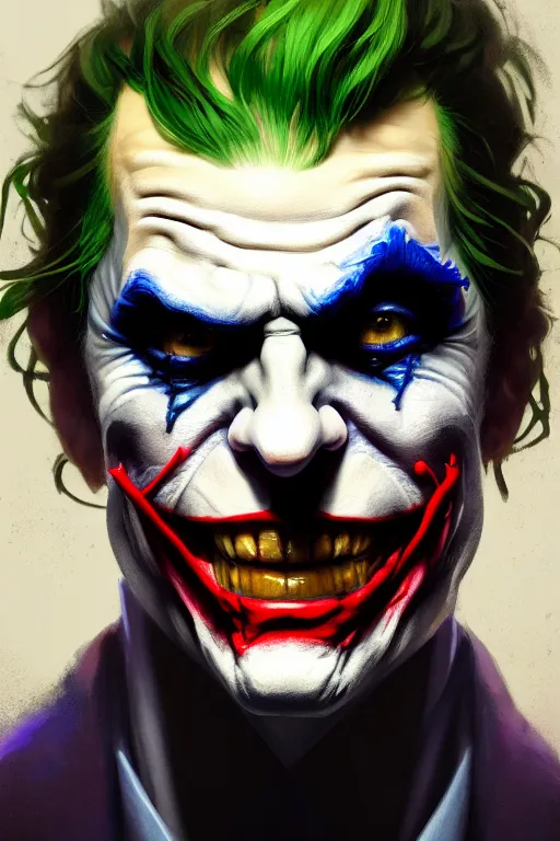 ultra detailed portrait of the joker, sharp bone | Stable Diffusion ...