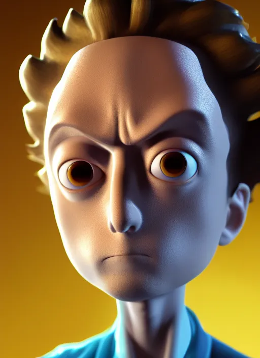 Image similar to young morty from rick and morty closeup photograph dslr photorealistic, studio lighting, ektachrome, detailed, intricate, face detail