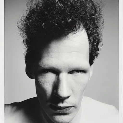 Image similar to chris morris, portrait, fashion photography, 3 5 mm film, by david bailey, mariko mori, davide sorrenti