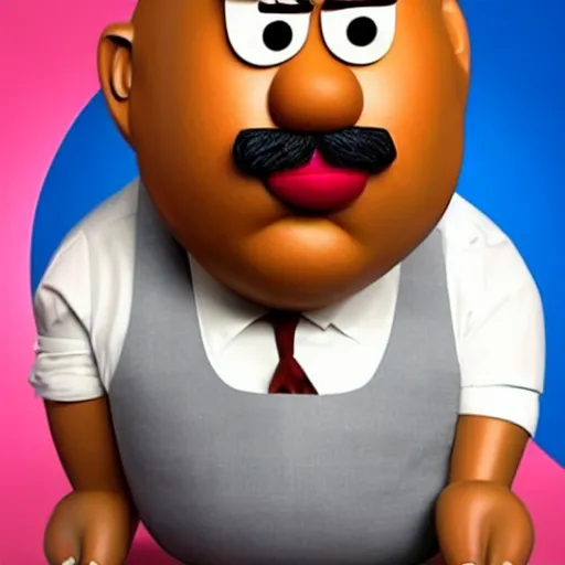 Prompt: Mr. Potato Head Totally Looks Like Steve Harvey