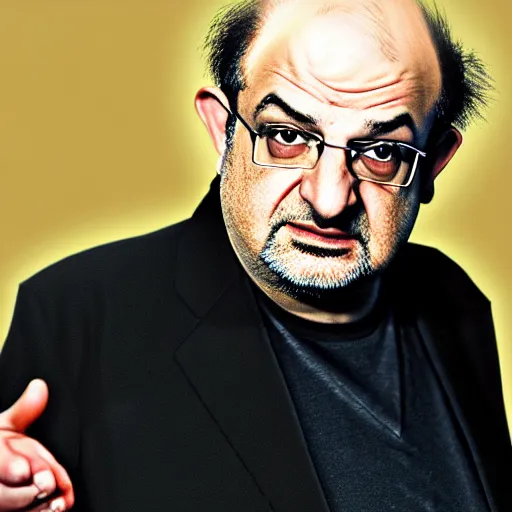 Image similar to warrior legend salman rushdie