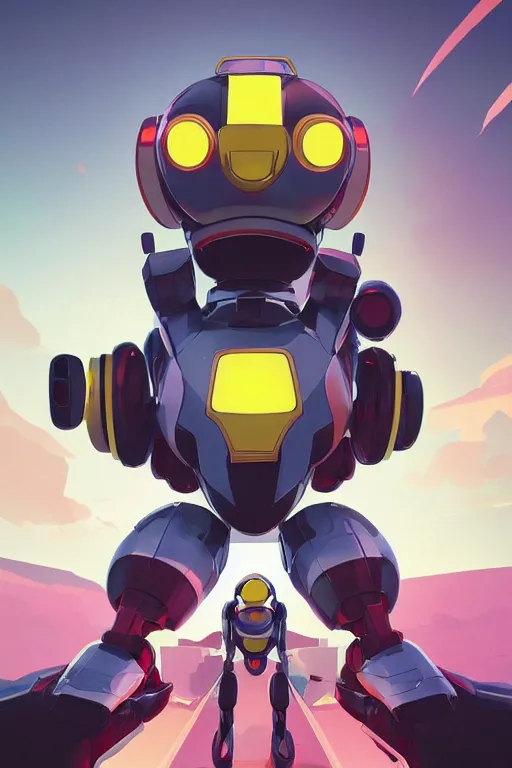 Image similar to metabots medabots medarotto medarot robot minimalist comics helmet mask neon cybereye, behance hd by jesper ejsing, by rhads, makoto shinkai and lois van baarle, ilya kuvshinov, rossdraws global illumination ray tracing hdr radiating a glowing aura