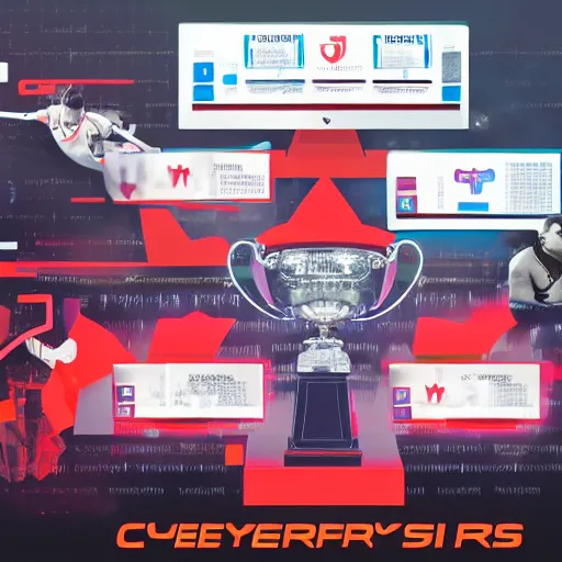 Prompt: a series of wins and success in cybersport, artistic depiction, drawing, huge success