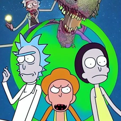 Image similar to rick and morty uwu! g