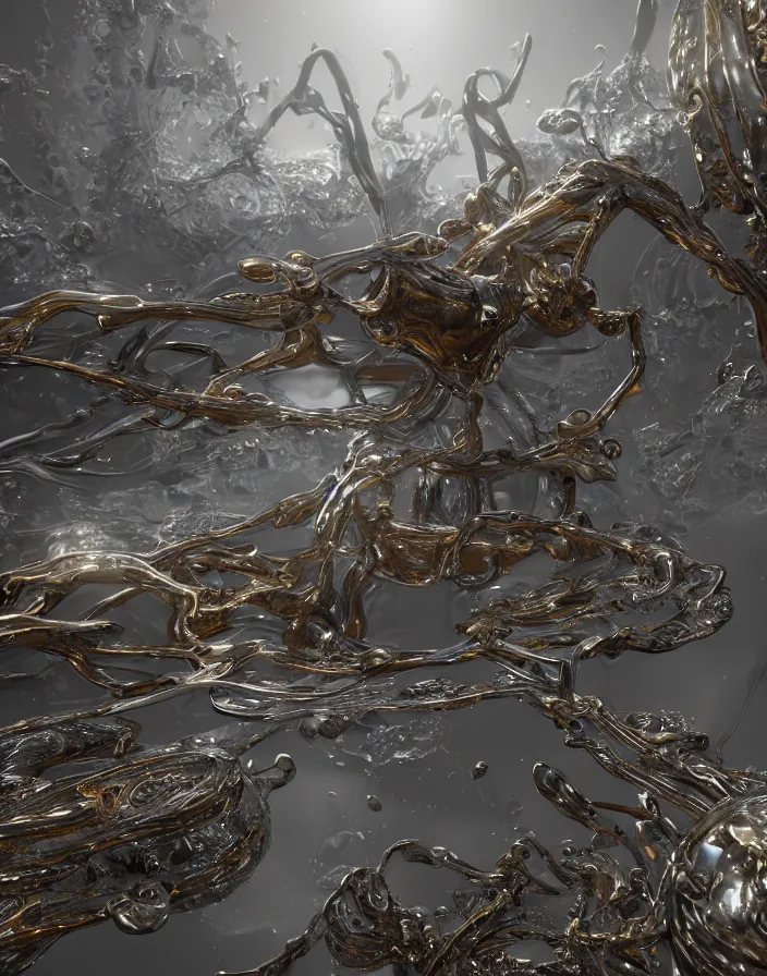 Prompt: surreal liquid metal frame, ultra rendered extreme realism and detail, 8 k, highly detailed, realistic, pbr, unreal engine 5, cinematic, epic lighting, cryengine, octane render